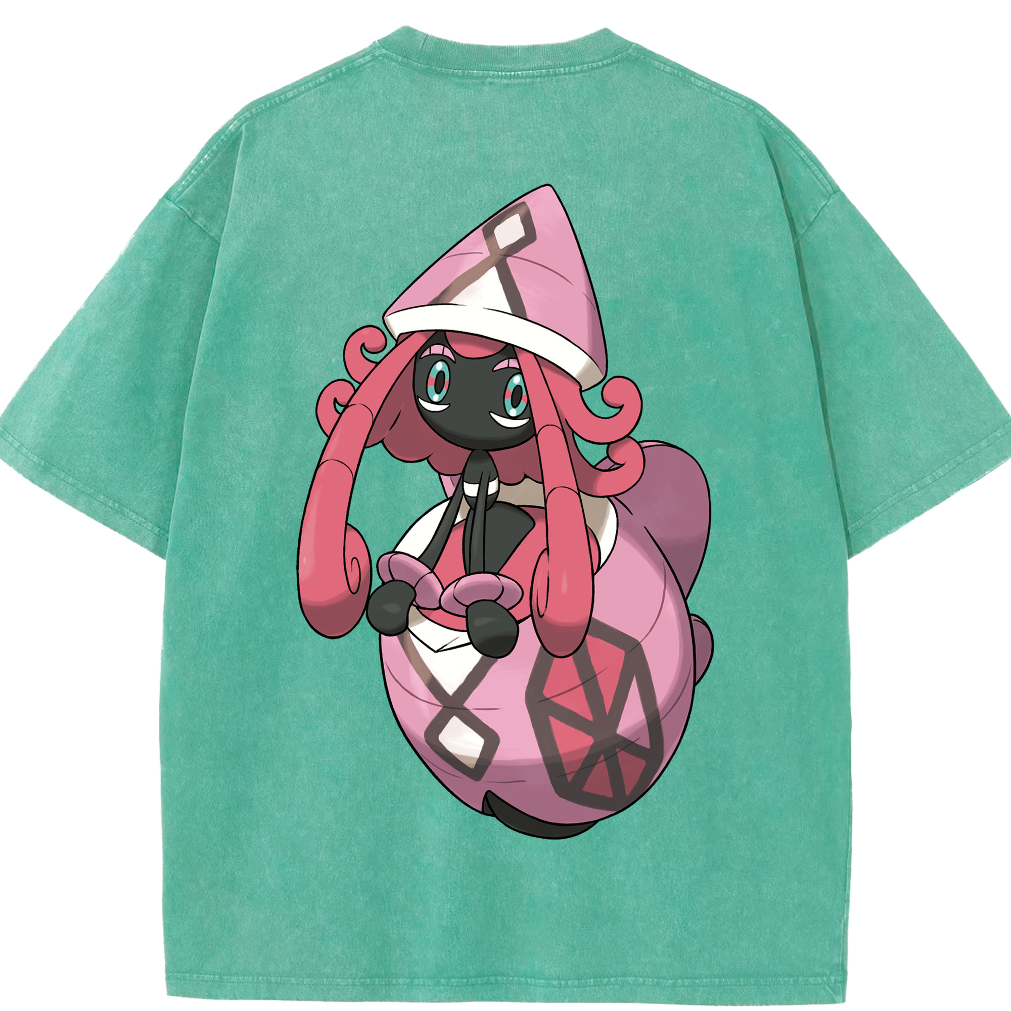 （画像用） ポケットモンスター Pokémon 綿100% ヴィンテージ風 半袖Tシャツ（背面プリント）